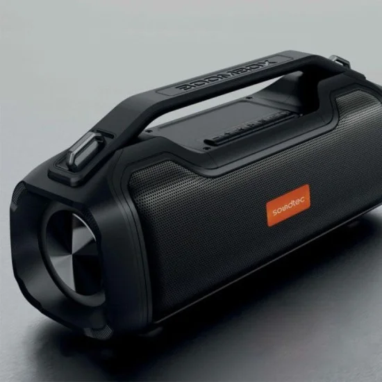Porodo Soundtec Vibe Portable Speaker With Smart Functions - Black